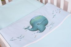 Змінний постільний комплект Veres Menthol whale 3 од
